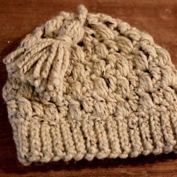 Madeleine Tasseled Beanie