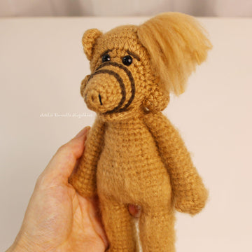 Alf-fanart Alien Amigurumi Crochet Pattern – PDF Digital Download (English)