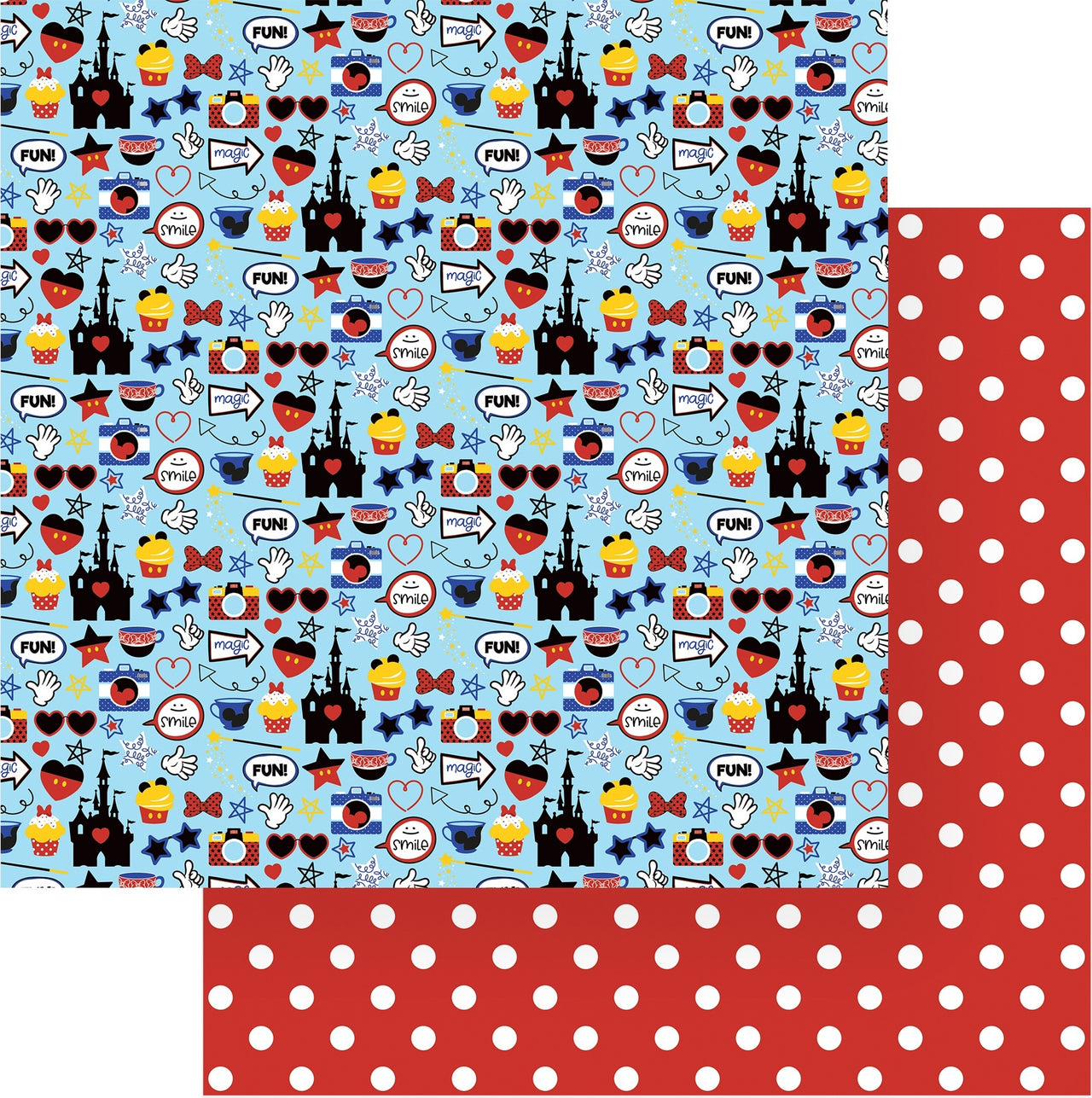 Photoplay Paper Another Day At The Park Double-Sided Cardstock 12"X12" 25/Pkg - Mouse House