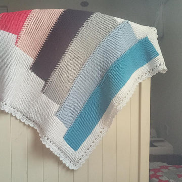 Colourful Blocks Baby Blanket