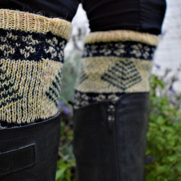 Snowing in the Forest Boot Cuffs