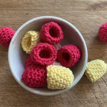 Crochet Raspberry and Blackberry Pattern