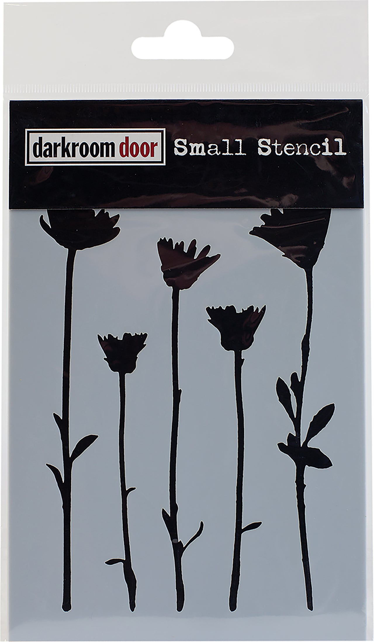 Darkroom Door Stencil 4.5"X6" - Wildflowers