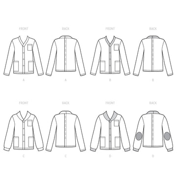 Simplicity Unisex Adaptive Cardigan S9488 - Sewing Pattern