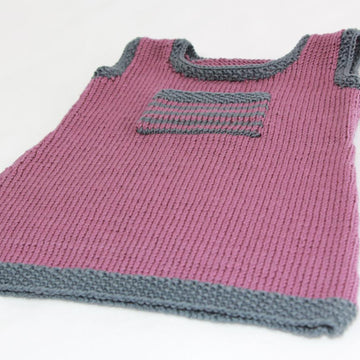 Strickanleitung Kleid Greta in den Größen 62 bis 92, Anfängerfreundlich