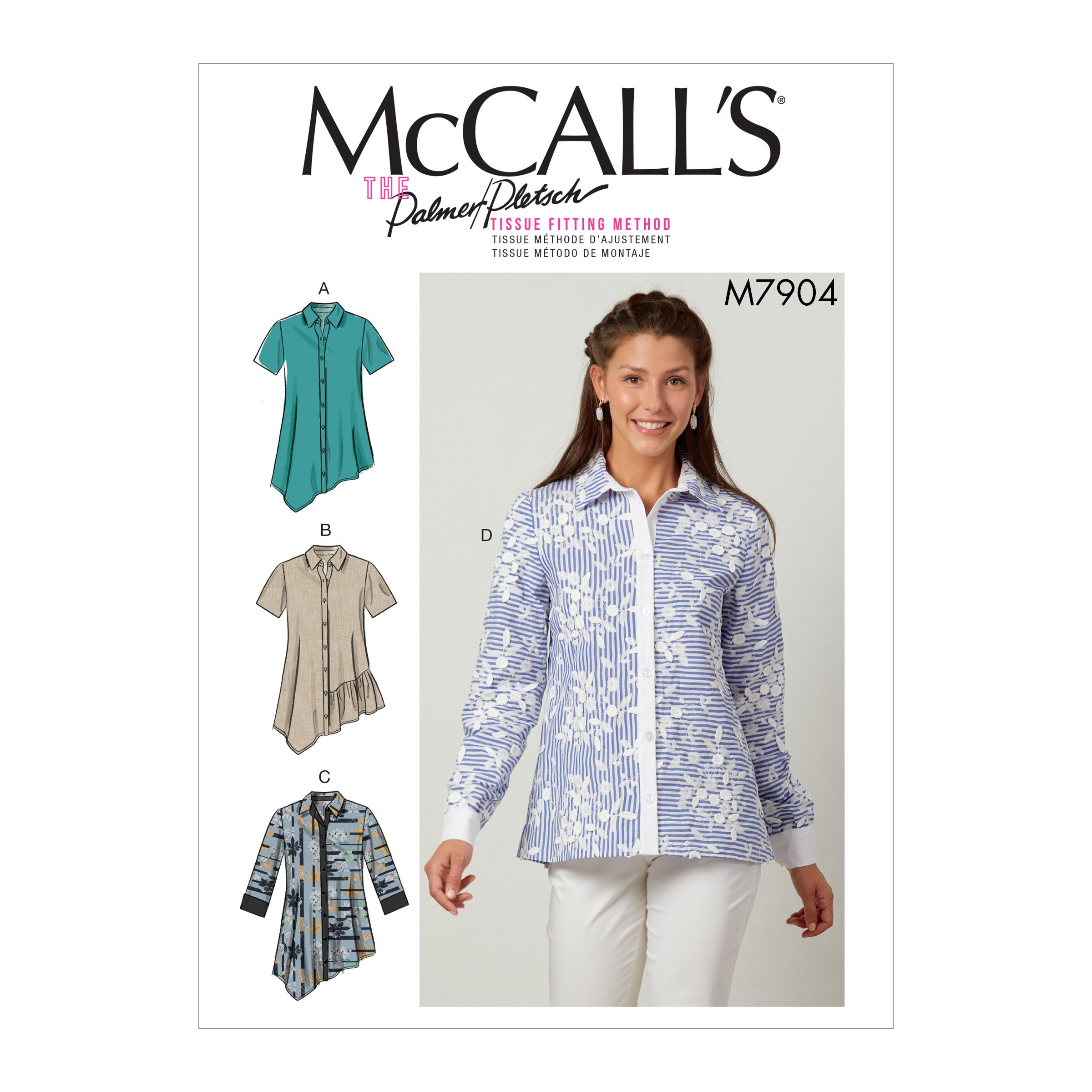McCall's Misses' Shirts M7904 - Sewing Pattern