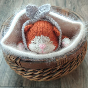 Sleepy Kitten Knitting Pattern | Scottish Fold Cat Toy PDF