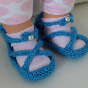 Sasha - 8ply baby sandals