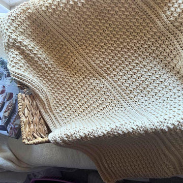 Vanilla vista Easy crochet blanket