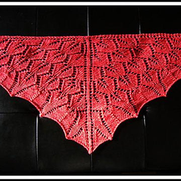 Flourish: A Knitted Triangle Shawl
