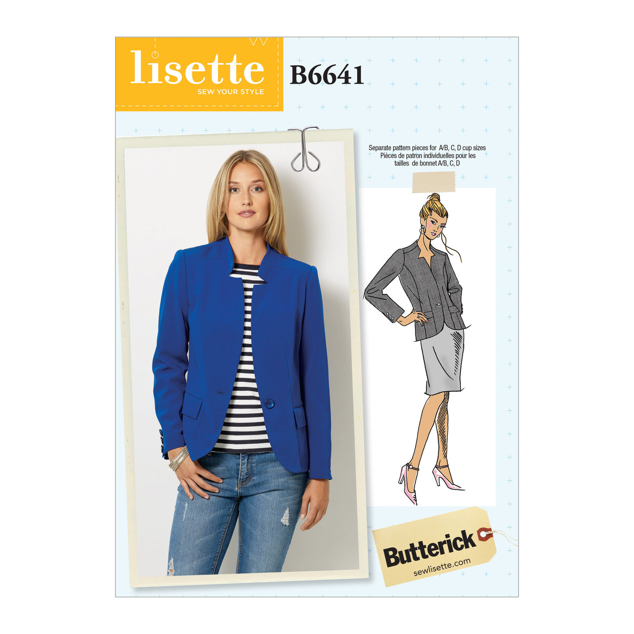 Butterick Misses' Jacket B6641 - Sewing Pattern
