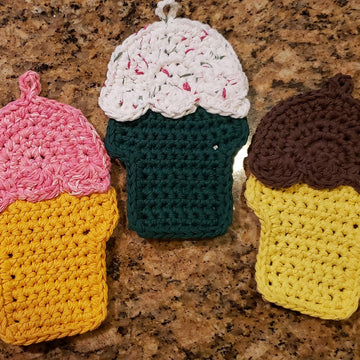 Ice Cream Cone Potholders