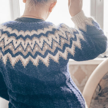 Deep Ocean colorwork sweater
