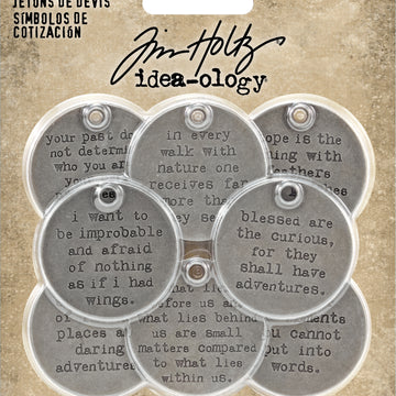 Advantus Idea-Ology Metal Quote Tokens 8/Pkg - 318893