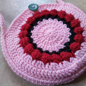 Crochet Flower Bag Pattern Beginner Kids Purse PDF Easy Toddler Handbag Crochet Small Crochet Bag With Strap DIY Girl’s Crochet Purse