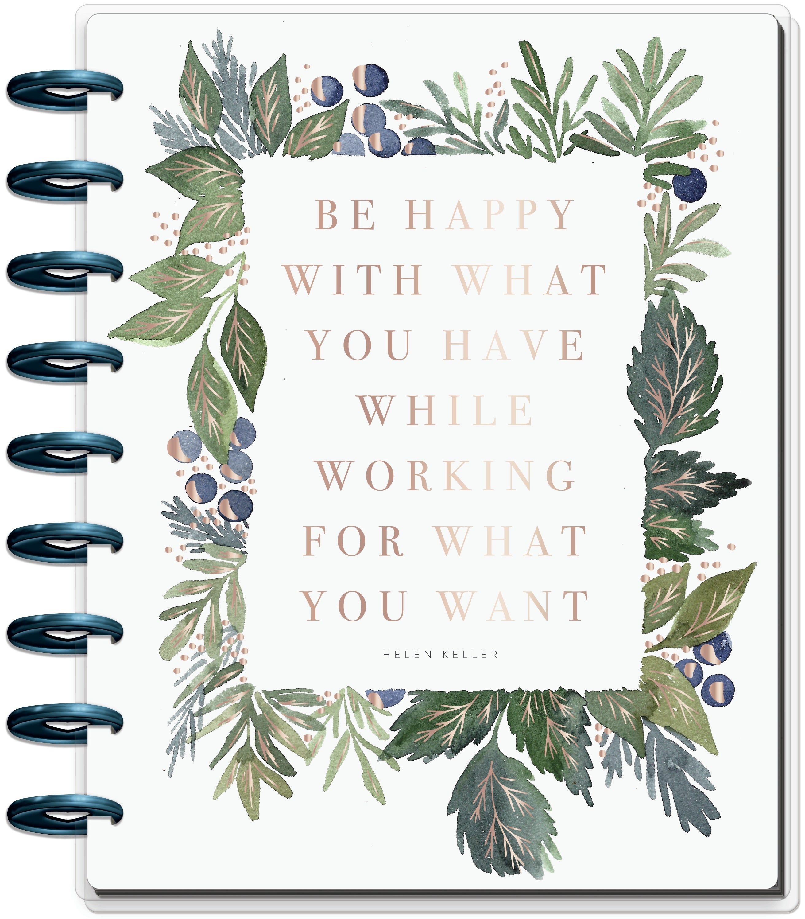 Happy Planner 18-Month Dated Medium Planner 7.75"X9.75" - Green Garden - 627355