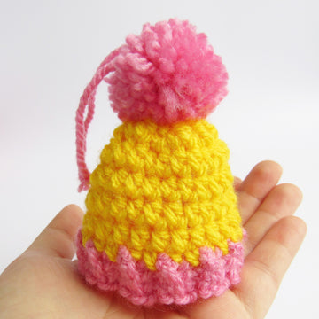 Pom Pom Beanie Hat Ornaments