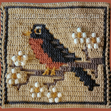 Springtime Songbird Mosaic square