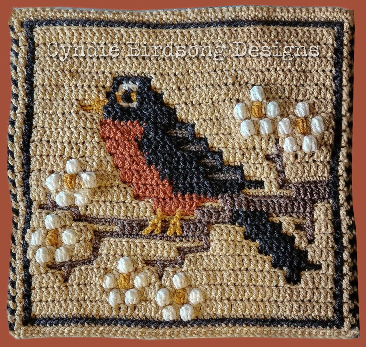Springtime Songbird Mosaic square