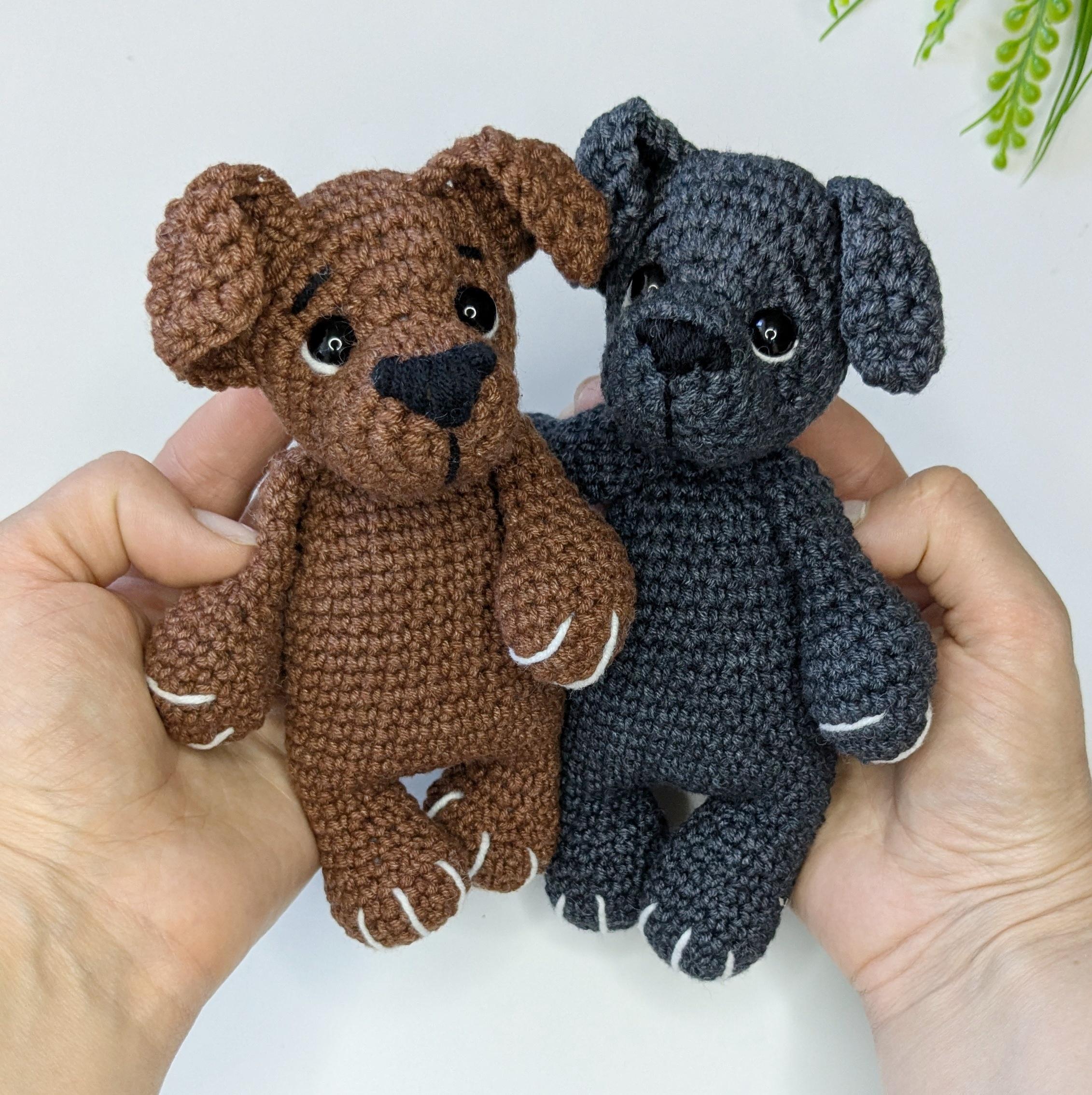 Crochet Dog Baby Snuggler Pattern, Amigurumi Puppy Easy Crochet Plushie