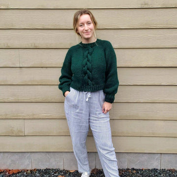 Braided Embers Sweater