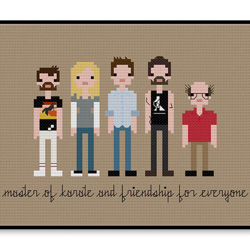 The Gang - PDF Cross Stitch Pattern