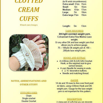 Clotted Cream Cuffs