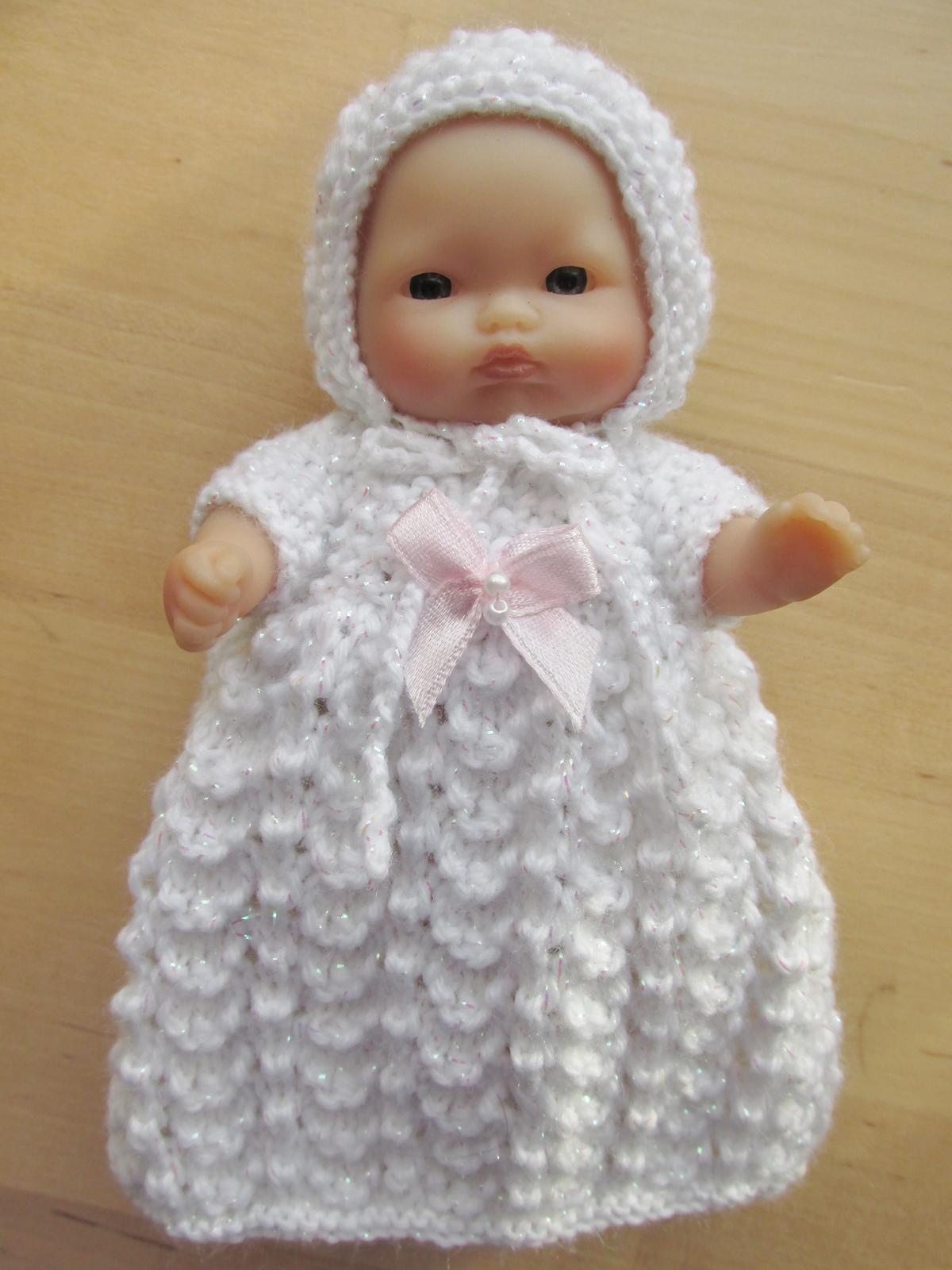 5" Berenguer Christening Outfit