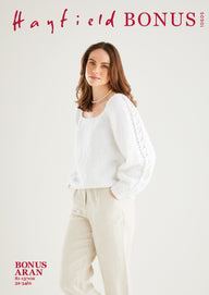 Top in Hayfield Bonus Aran - 10605 - Downloadable PDF