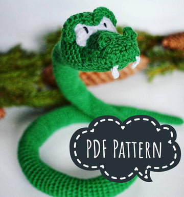 Crochet Snake amigurumi pattern