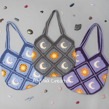 Sun and Moon Tote Bag