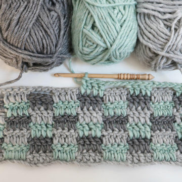 Rustic Farmhouse Plaid Pillow