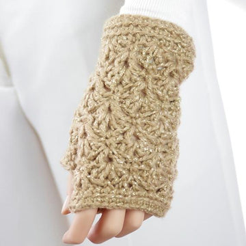 Elaine Crochet Fingerless Gloves #808G