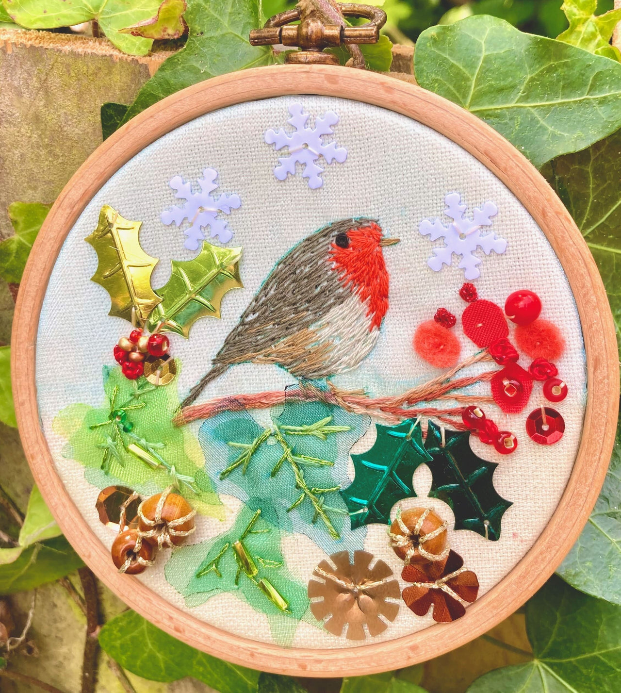 Rowandean The Holly And The Ivy - 10cm x 10cm