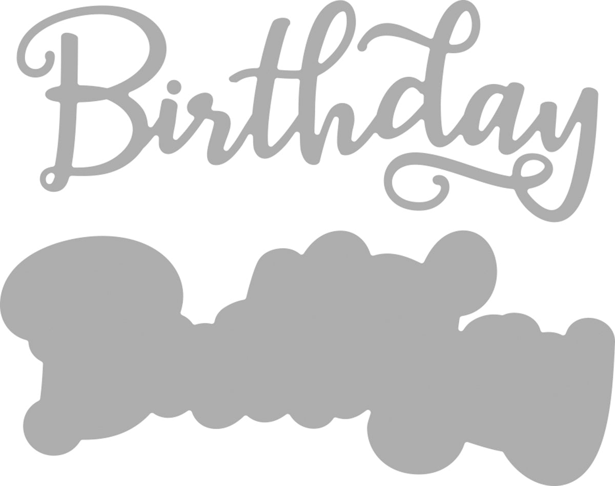 Paper Rose Dies - Birthday Layered