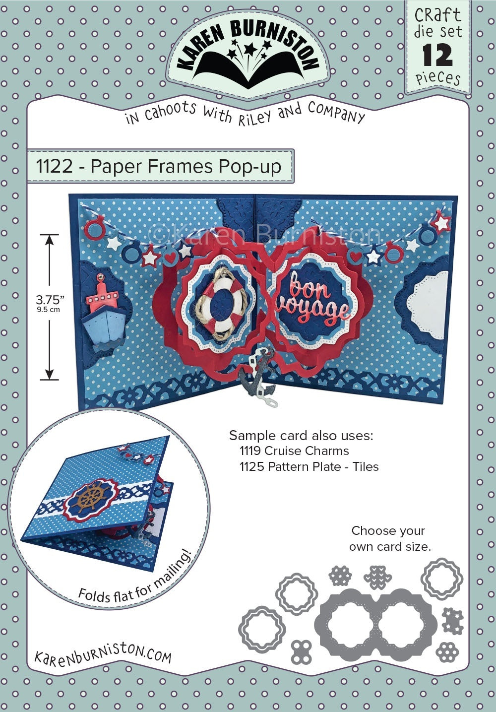 KB Riley Karen Burniston Dies - Paper Frames Pop-Up