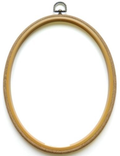 Siesta Frames 8 x 10 Inch Woodgrain Oval Flexi Hoop