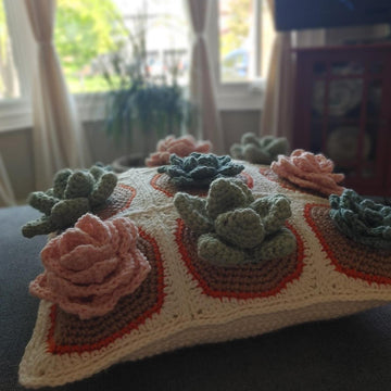 Succulent Pillow Cover