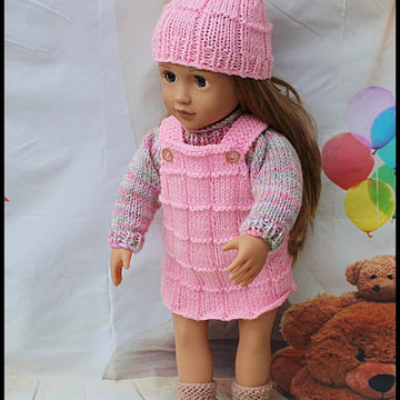 OG2 Pinafore, Long Sleeve T-shirt, Hat & Boots 18 inch Fashion Doll