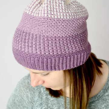 Ombre Moss Stitch Beanie