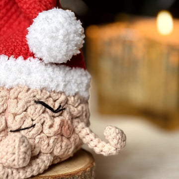 Christmas Zen meditating brain