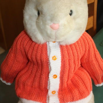 Easy Rib Knit Cardigan and Bonus Toque