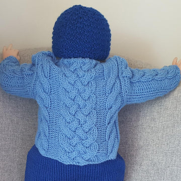 Jesse - 12ply cabled sweater