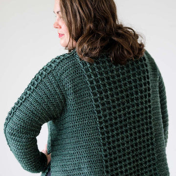 Waffle Side Split Sweater