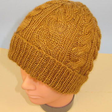 Alternate Twist Cable Beanie hat