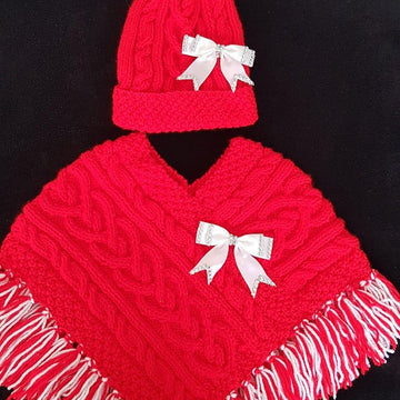 "Waterford" Aran Poncho Pattern