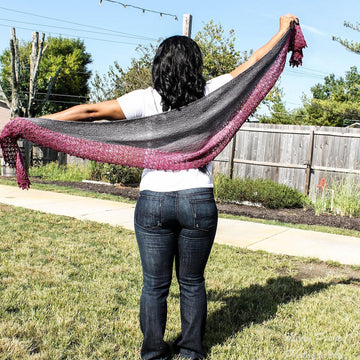 Dragon's Crescent Shawl