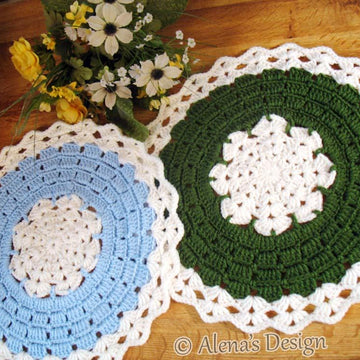 Blue Winter Placemat
