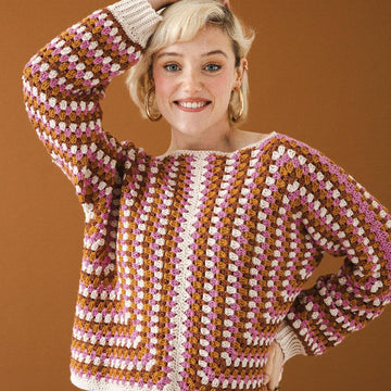 Hexagon Crochet Sweater