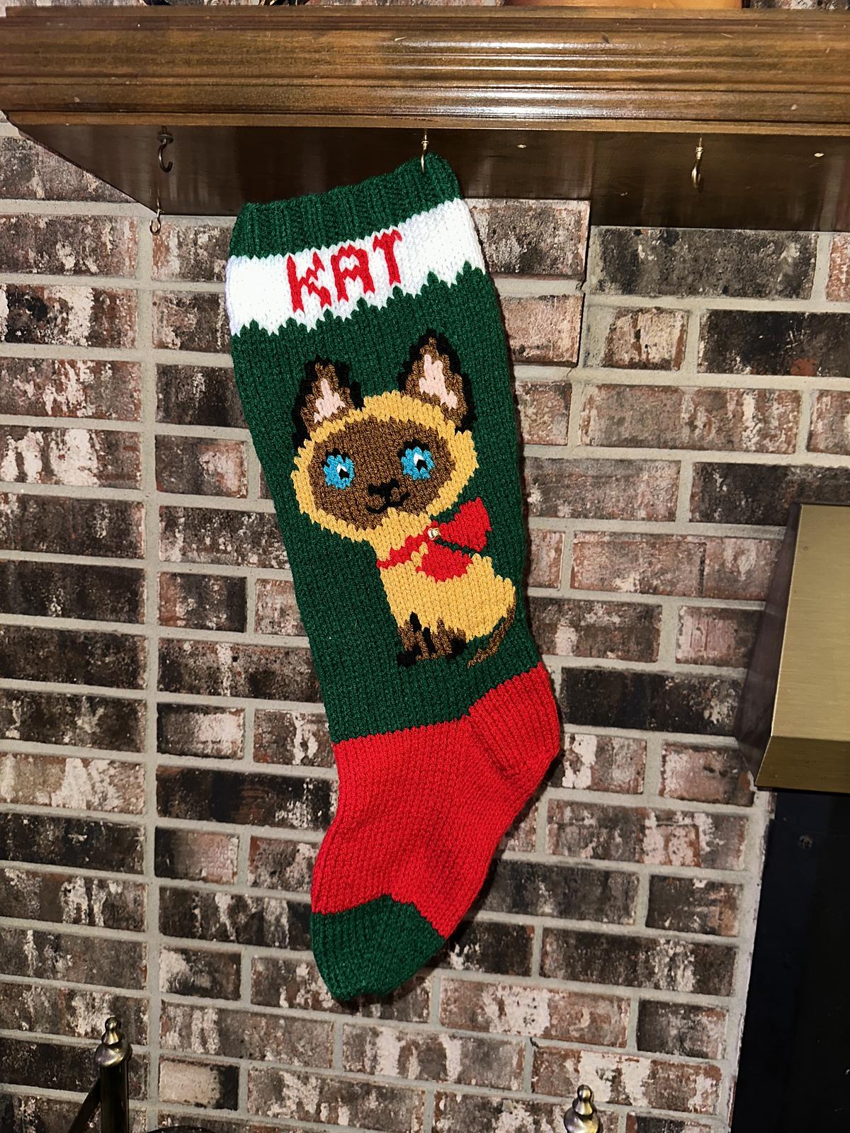 Siamese Cat stocking